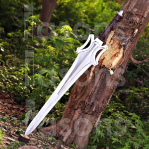 Steel LongswoHandmade Conan Atlantean Sword Replica: Etched Stainless Steel, Cosplay sword, Personalized Gift for Collectors, Groomsmen,Birthday Gift for Boyfriend Father's Day Gift